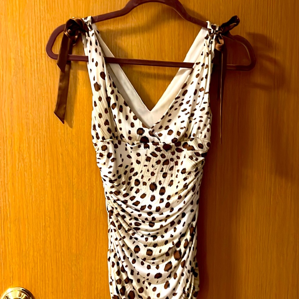 A cute top, 100% silk, looks brand new.